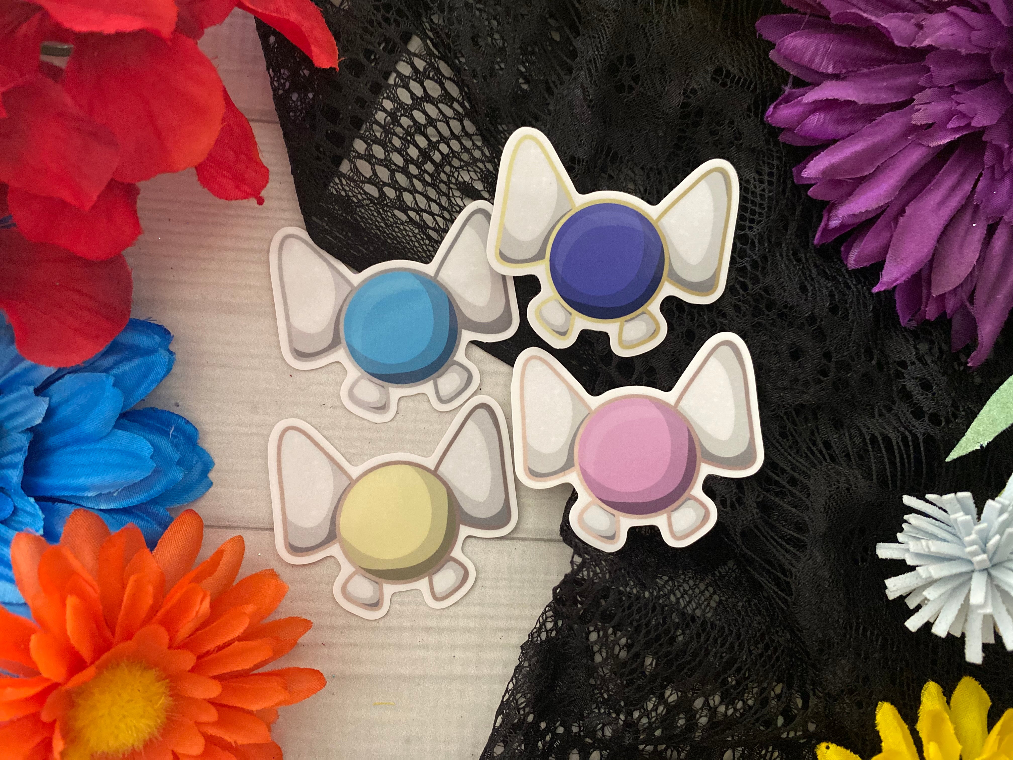 *MINI* Fairies - (4) Vinyl Sticker (FREEEEE Shipping!)