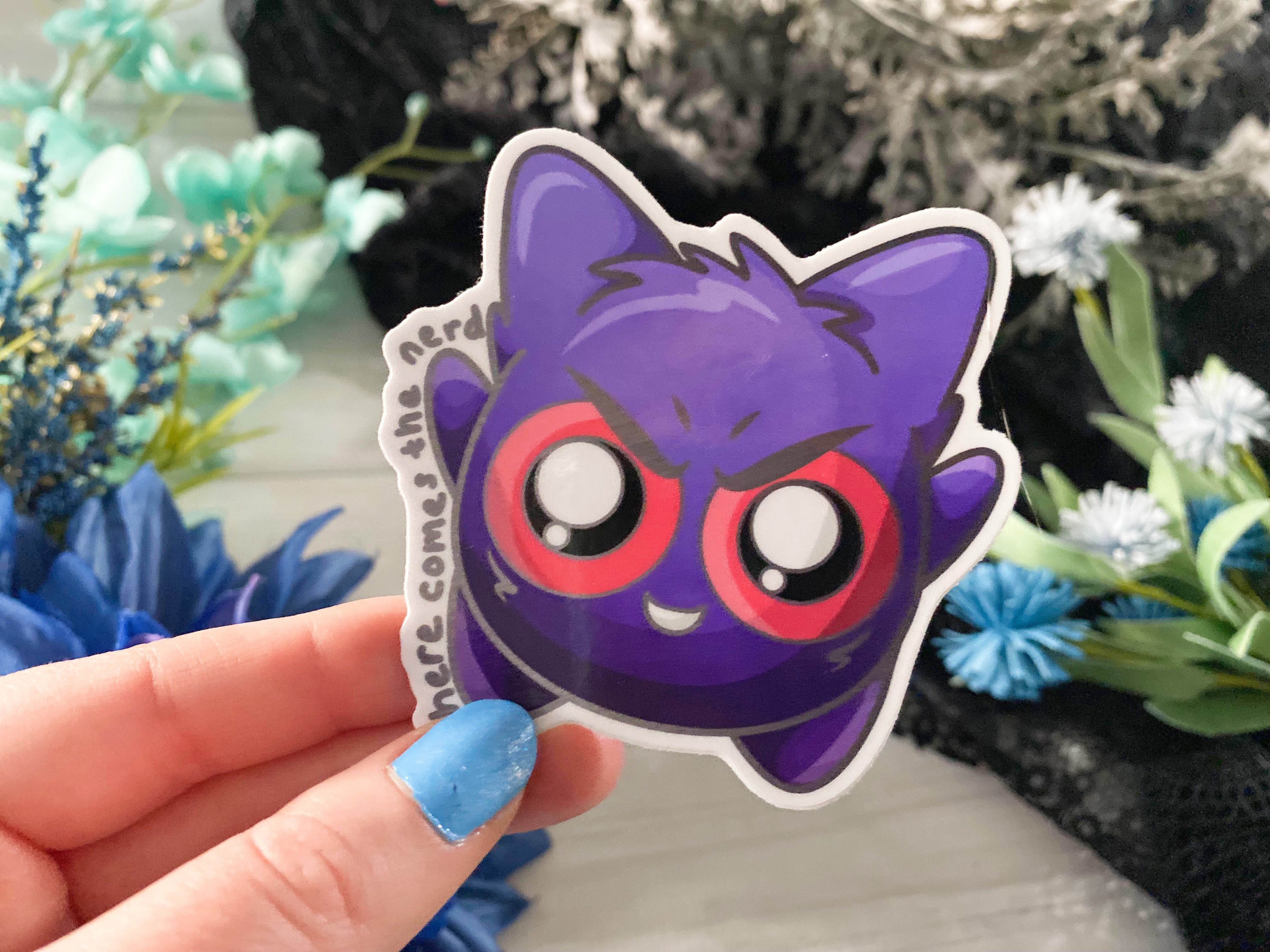 Ghost Jokester - Vinyl Sticker (FREEEEE Shipping!)