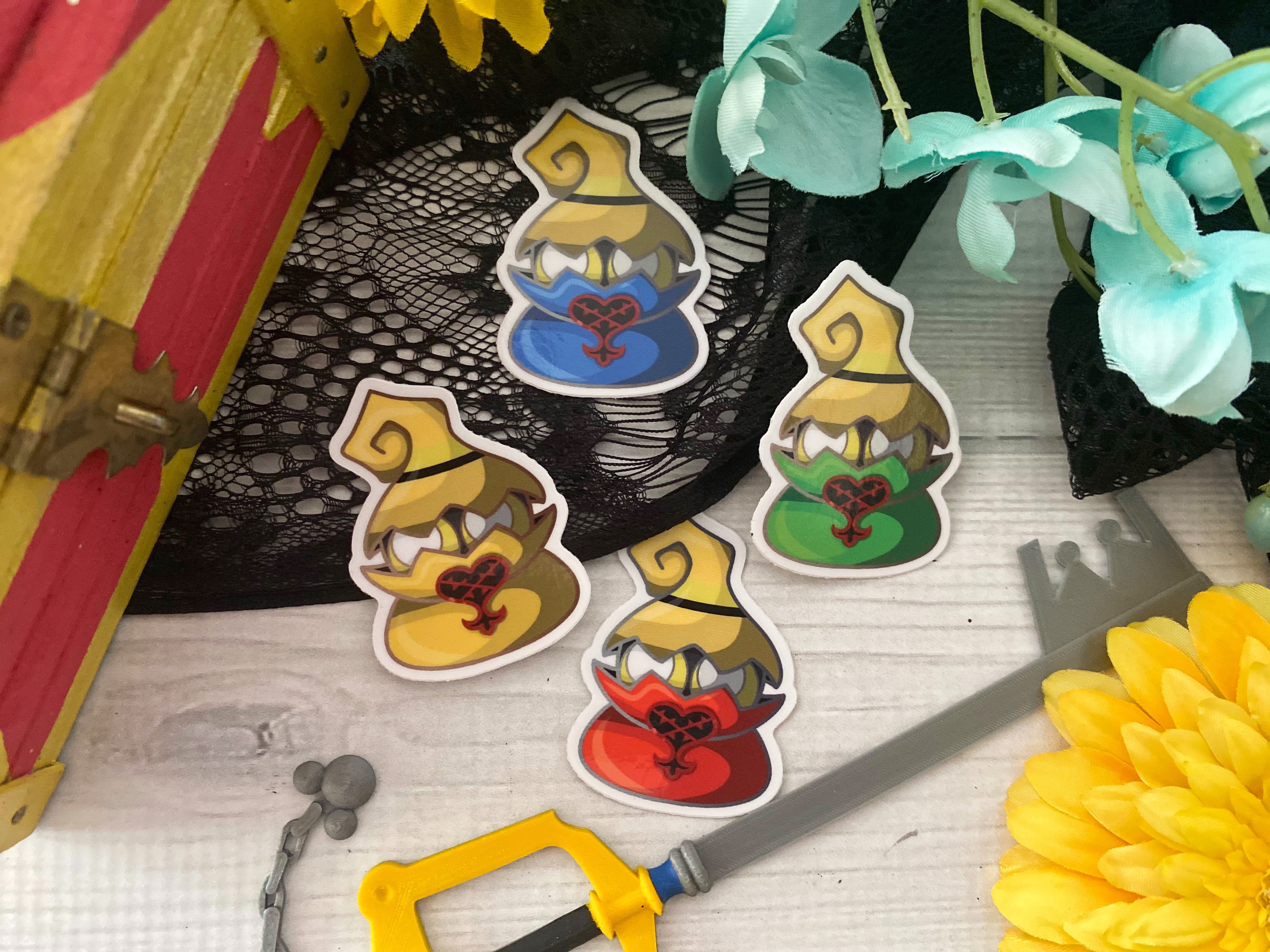 *MINI* Elementals - (4) Vinyl Sticker (FREEEEE Shipping!)