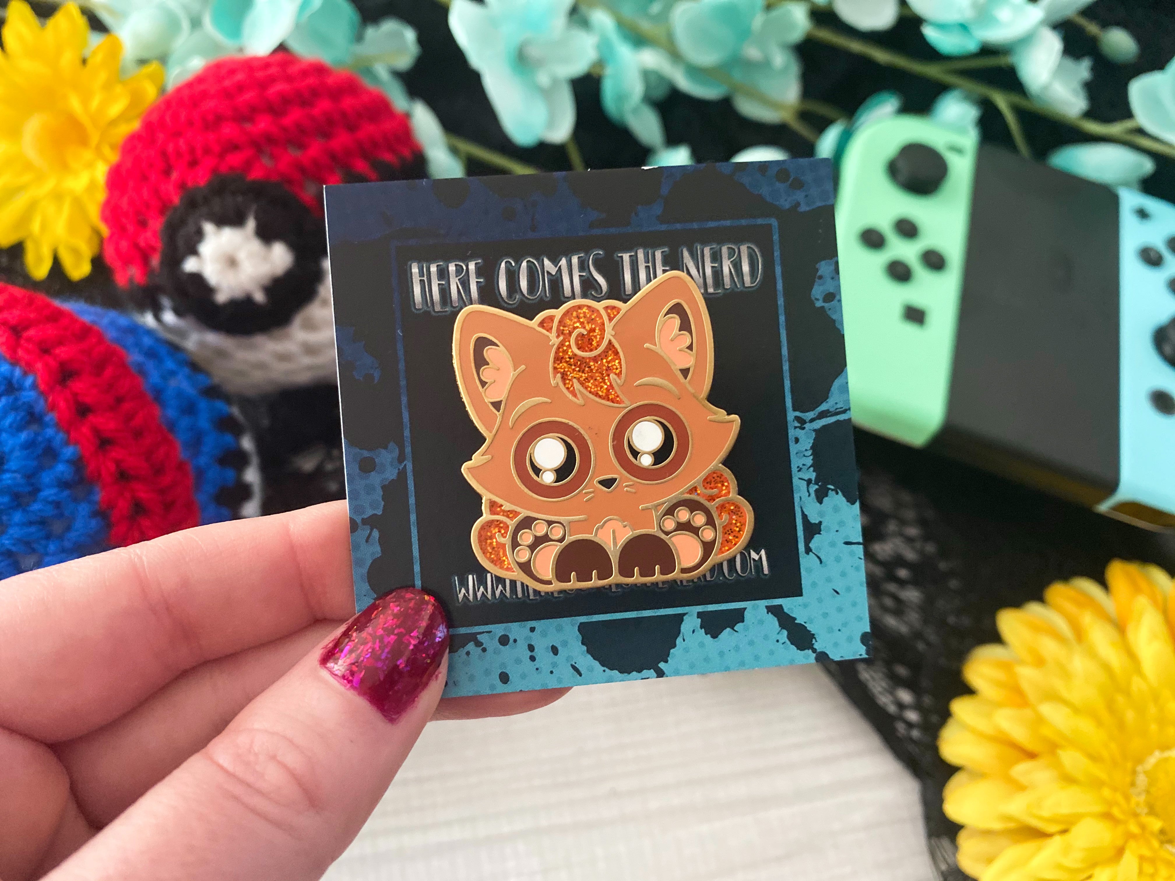 Fire Fox - Enamel Pin