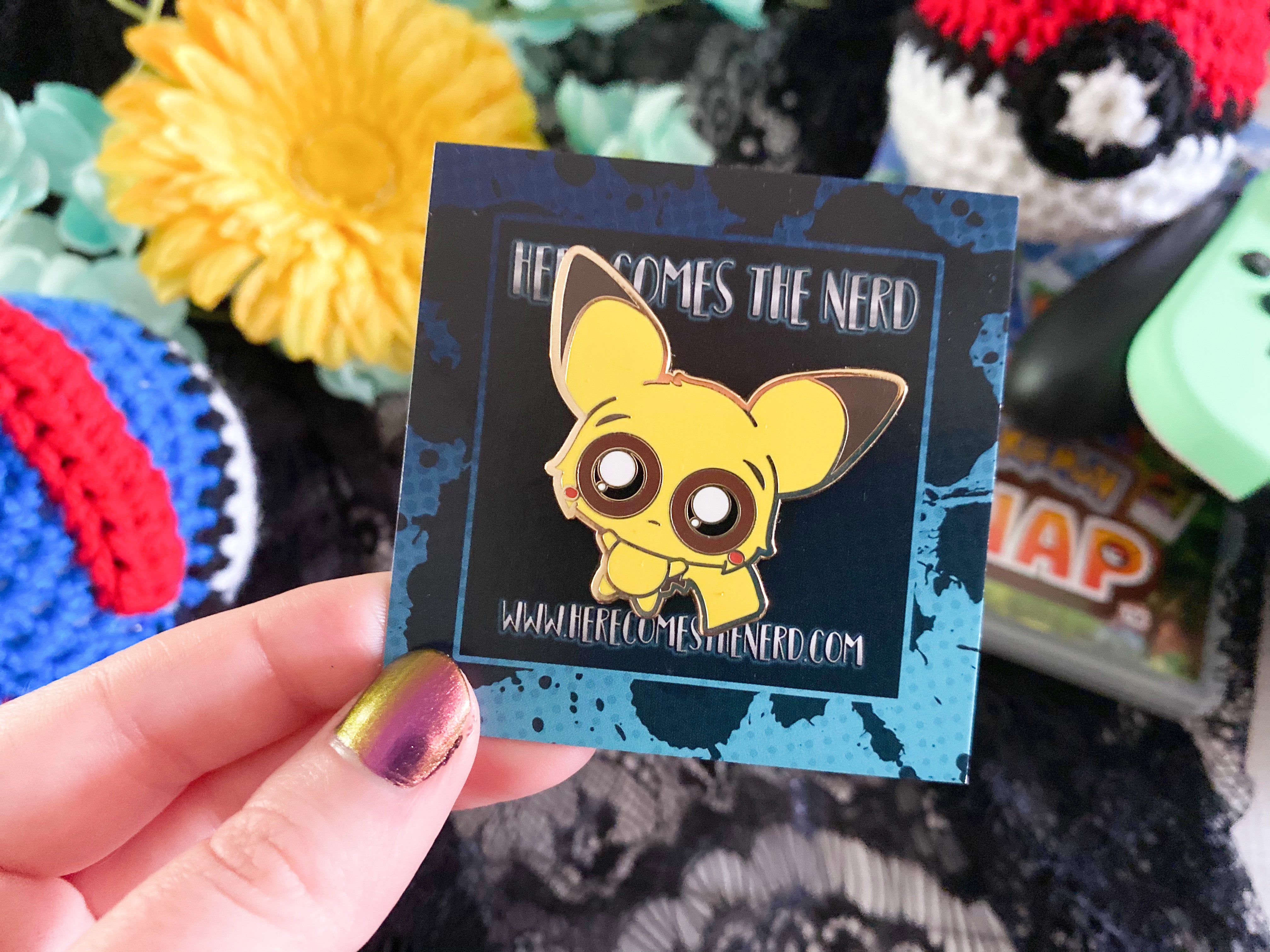 Electric Mouse - Enamel Pin