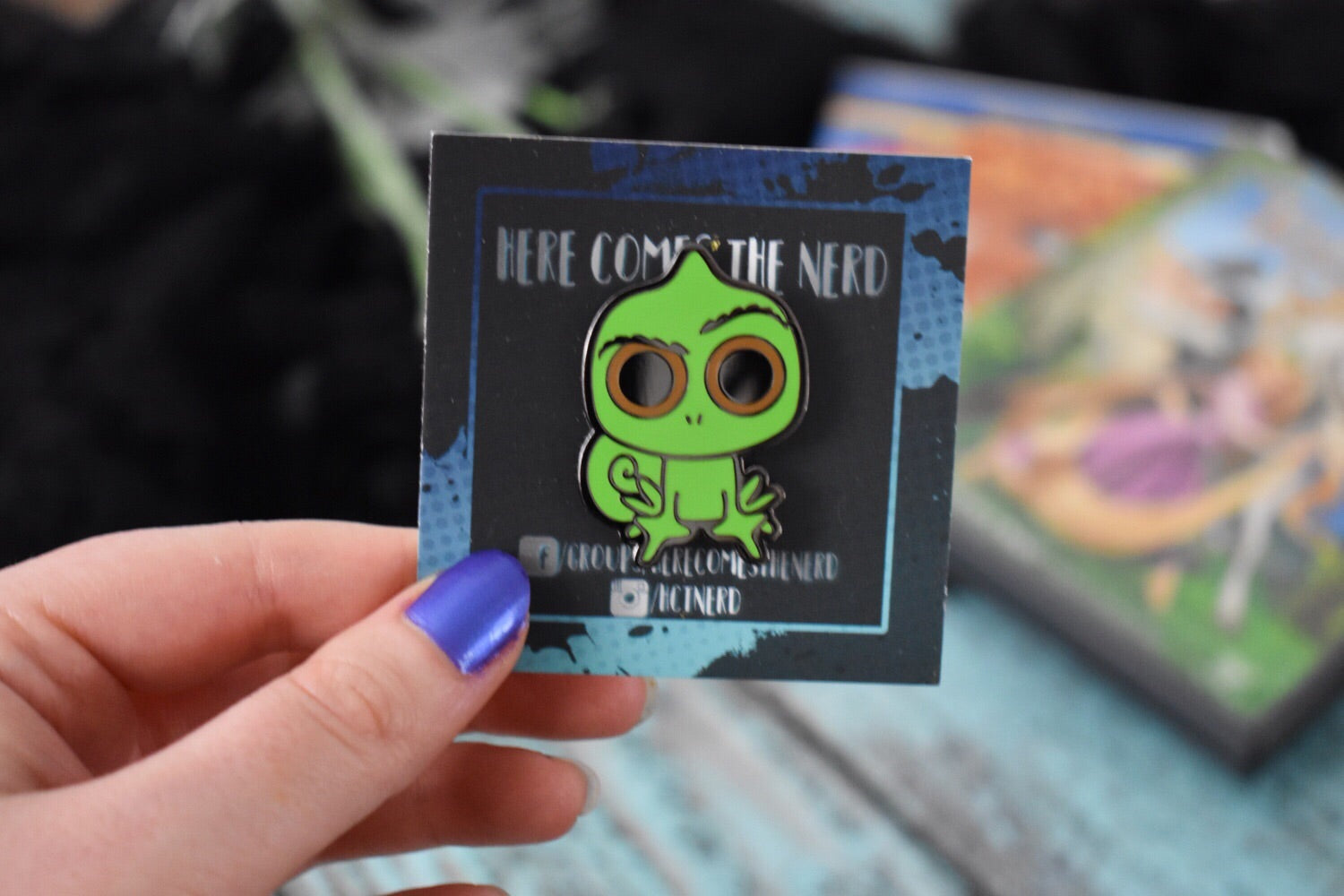 Judgey Chameleon - Enamel Pin