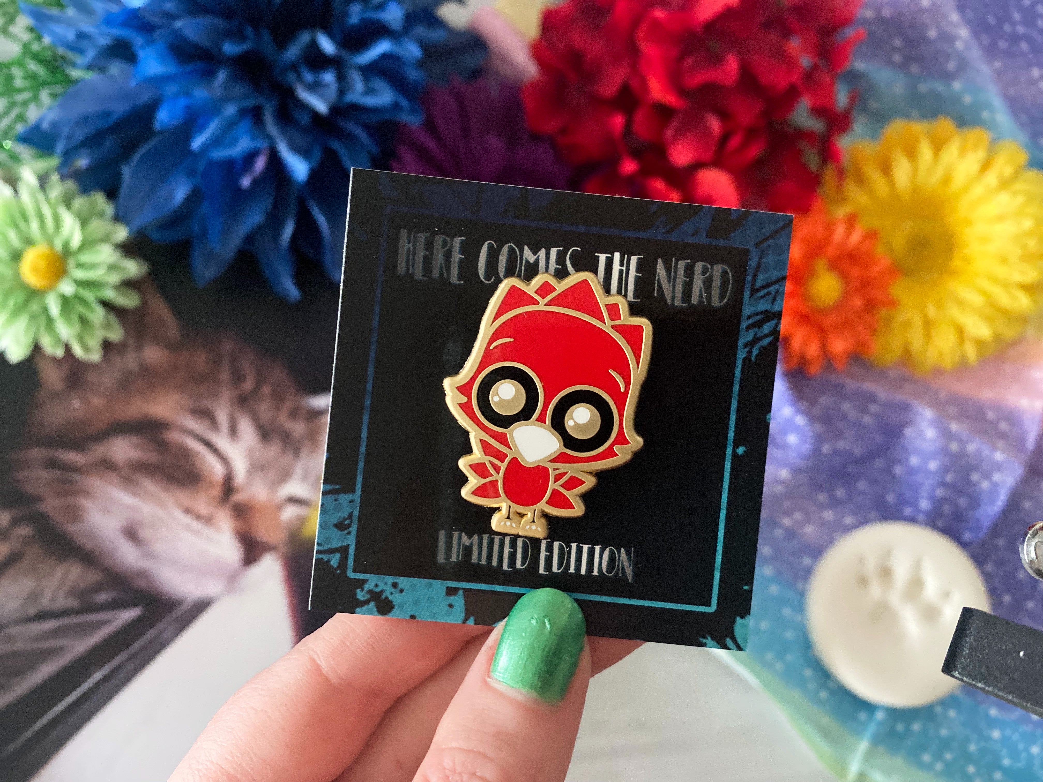 *Collectible* Red Bird - Enamel Pin