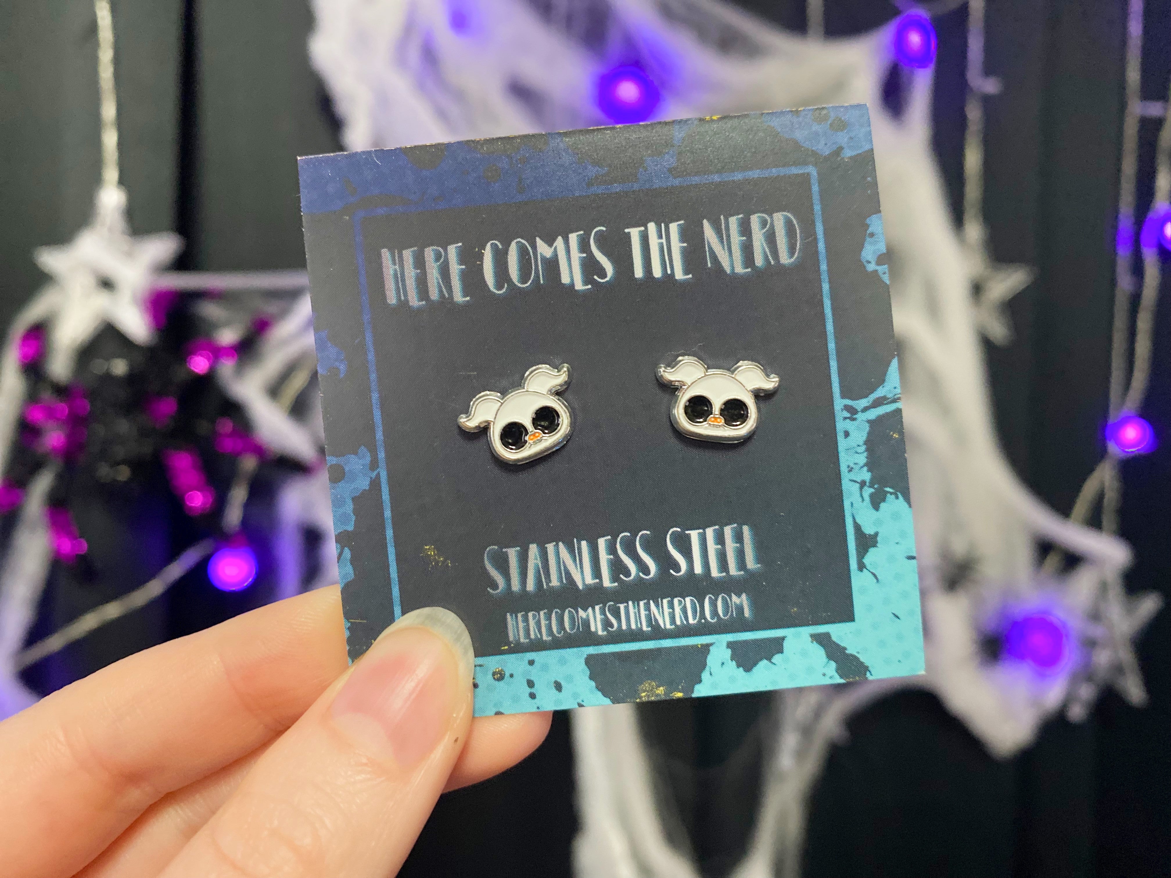 Blanket Dog - Stud Earrings (For Sensitive Ears)