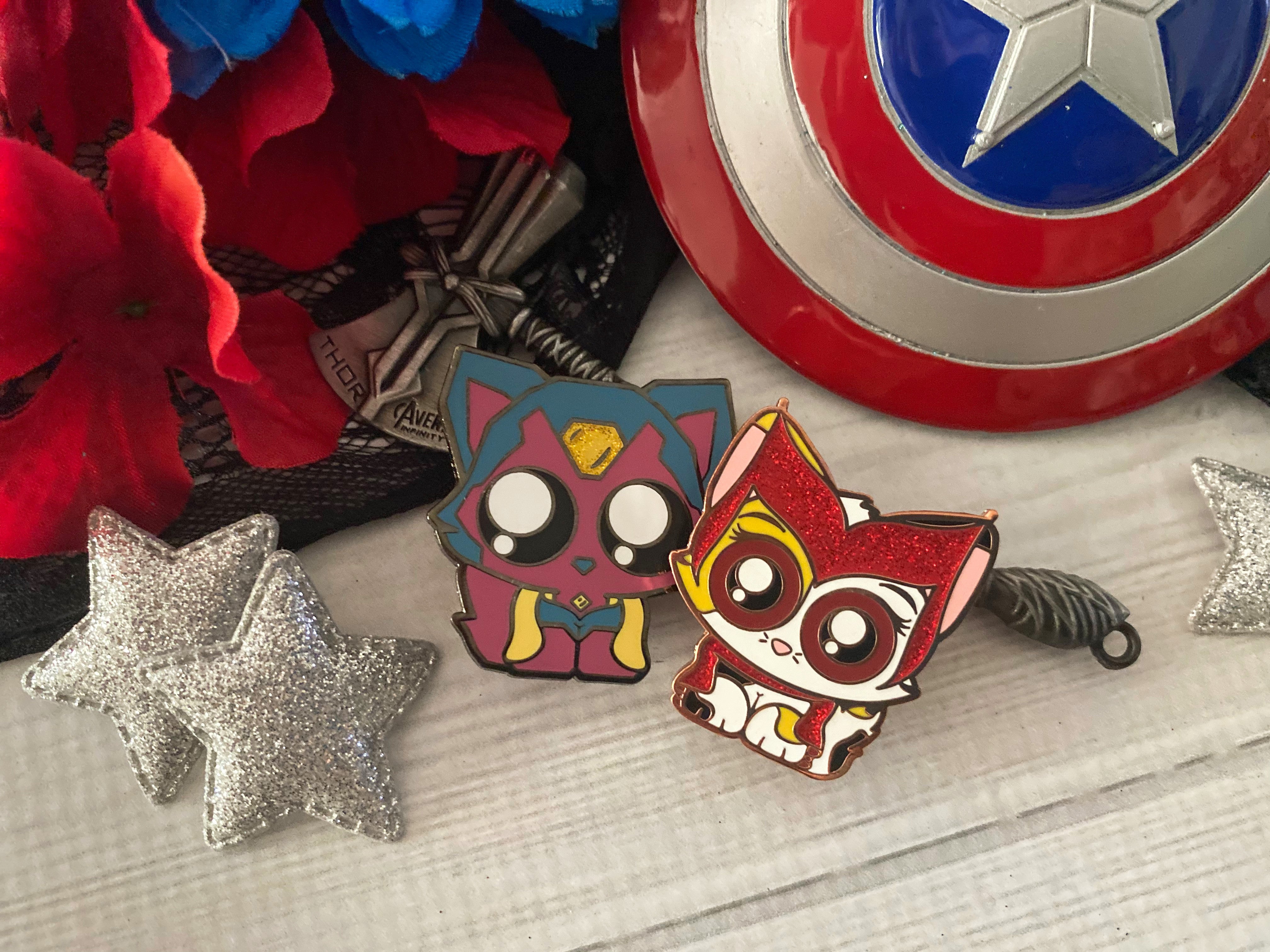 Illusion Kitty - Enamel Pin