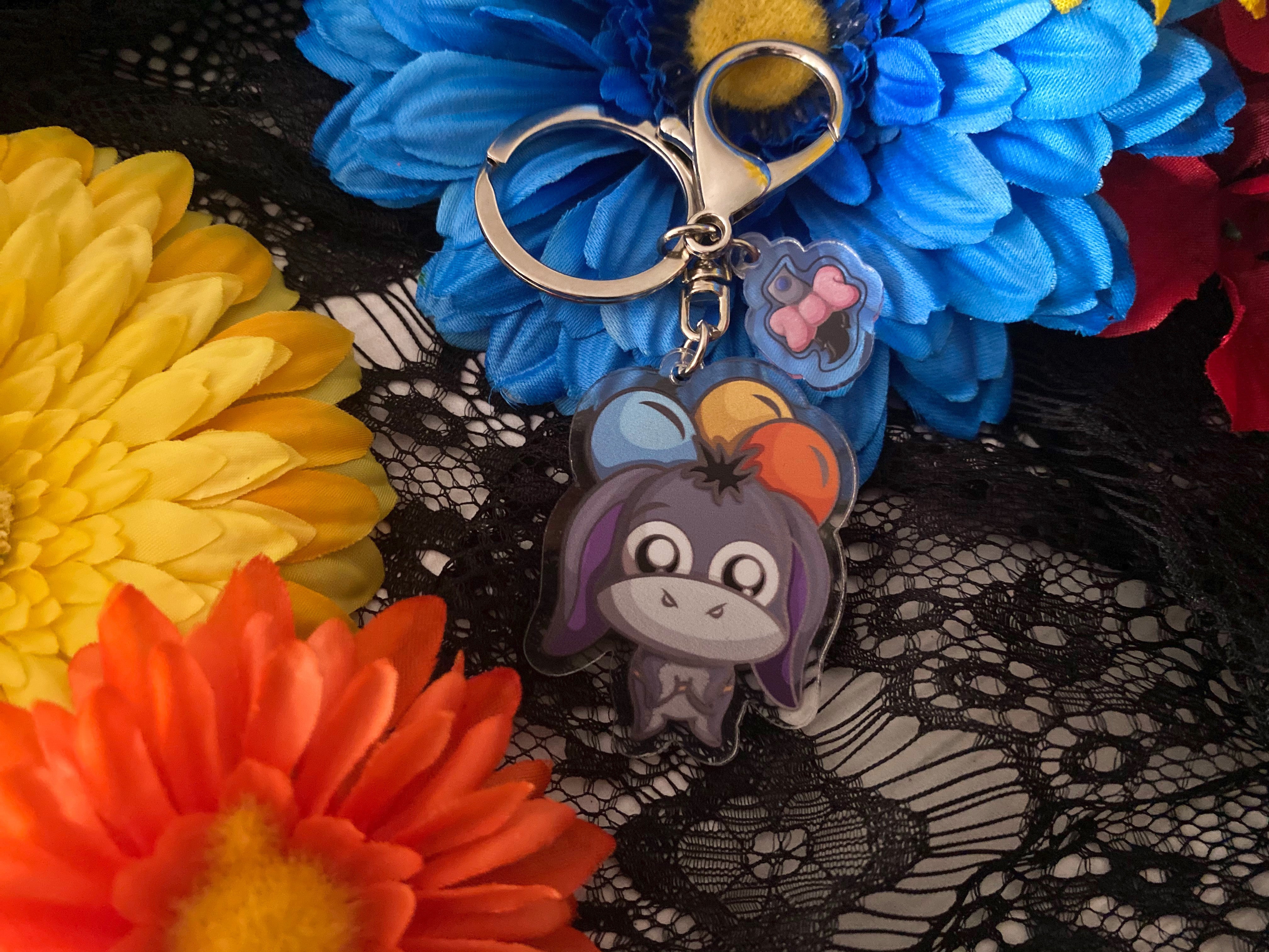 Sad Donkey - Acrylic Keychain