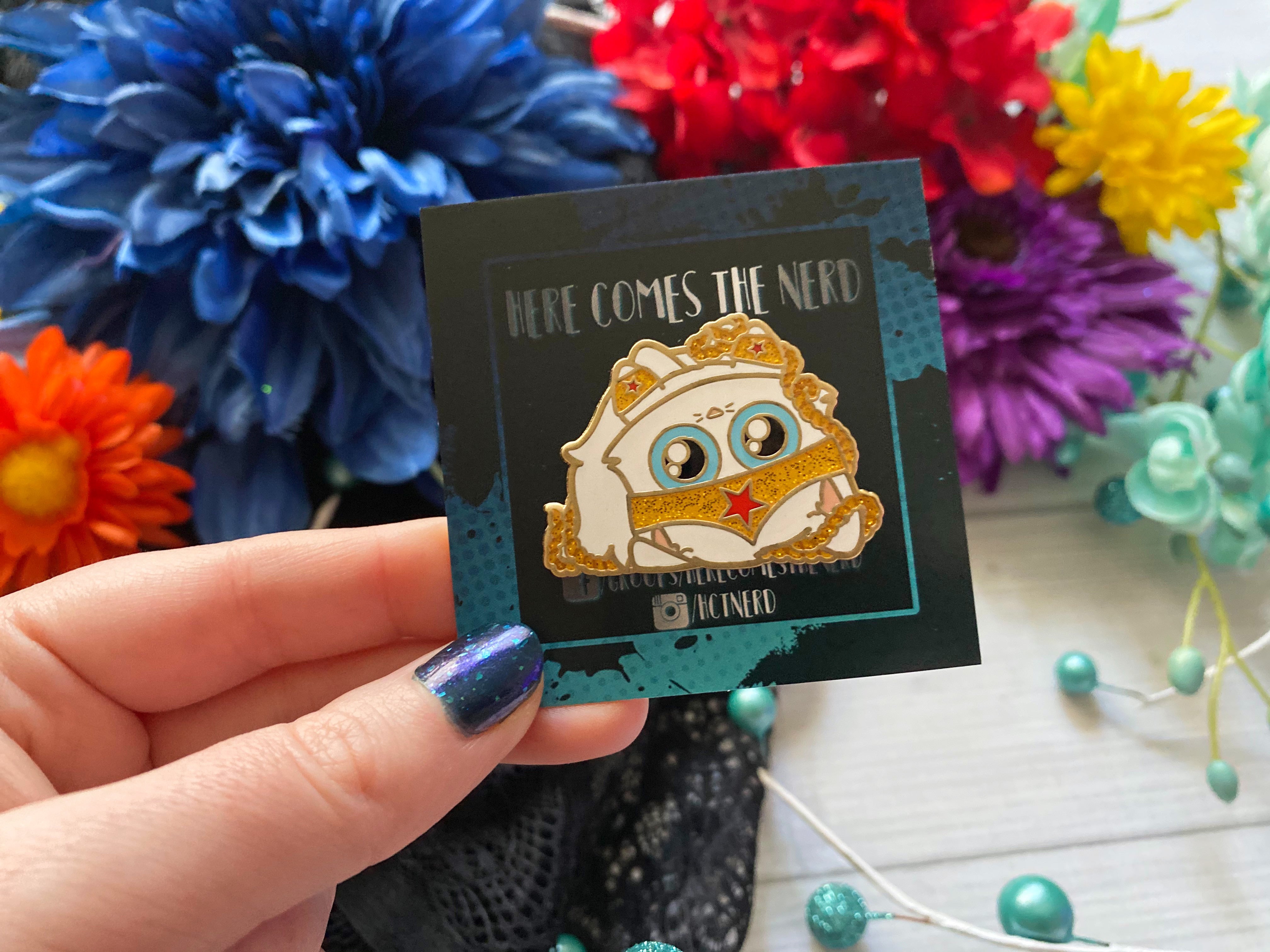 Wonder Kitten - Enamel Pin