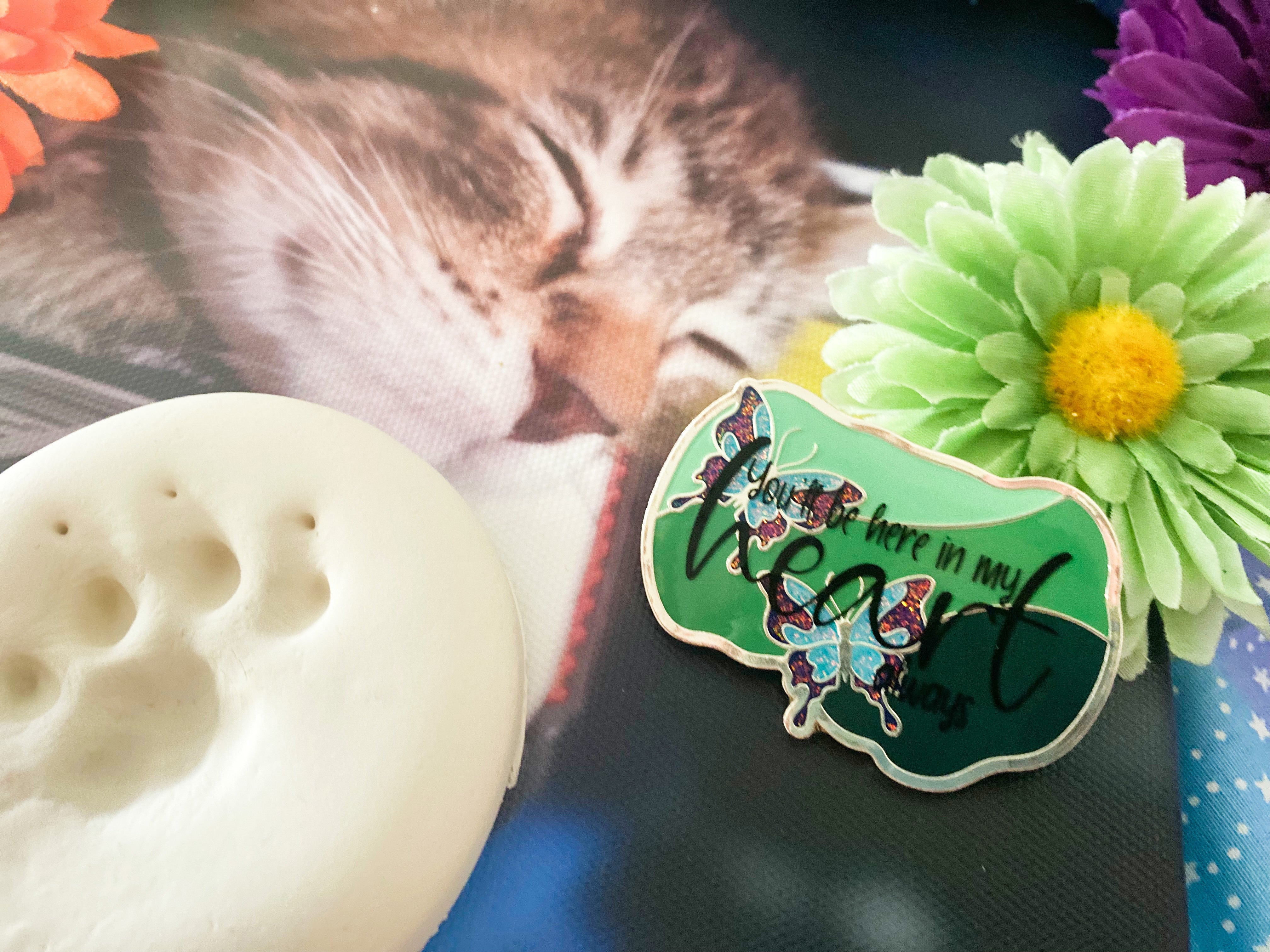 "You'll be here in my heart, always" Quote - Enamel Pin