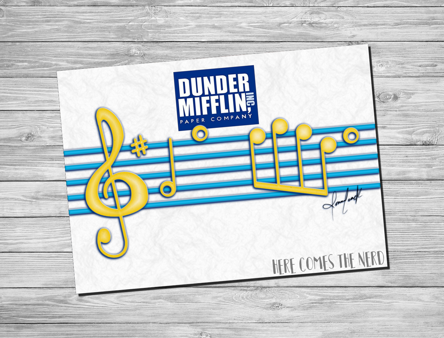 The Office Theme - Fine Art Print